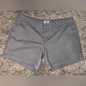 Old Navy Chino Shorts 5in inseam Gray